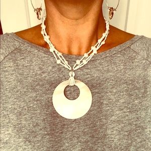 Iridescent summer necklace